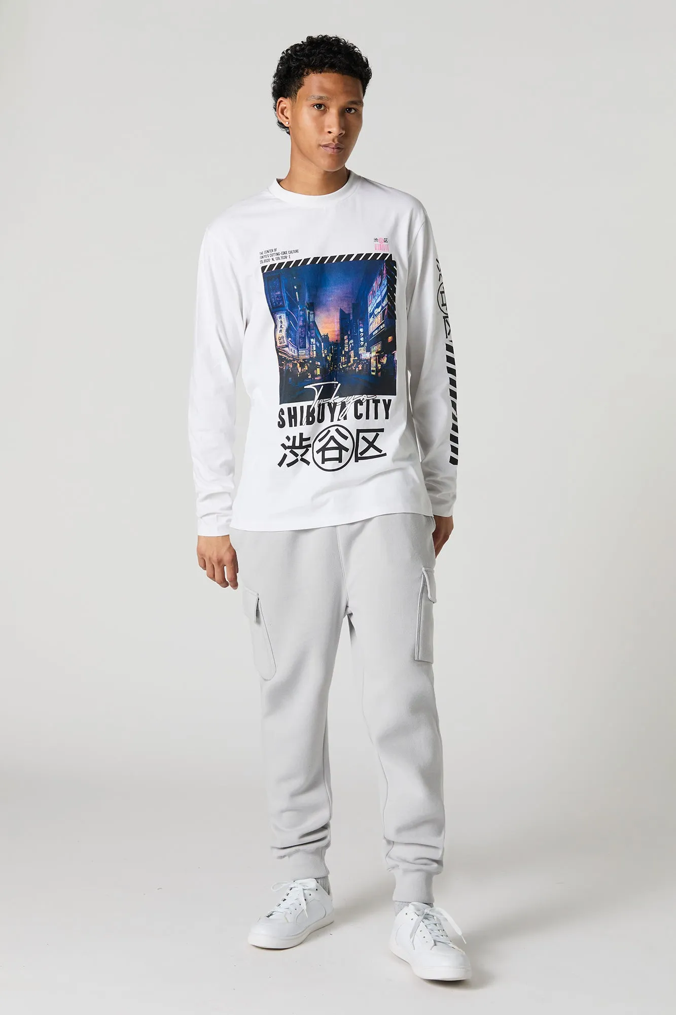 Tokyo Graphic Long Sleeve Top sold by Charlotte Russe product image thumbnail 3