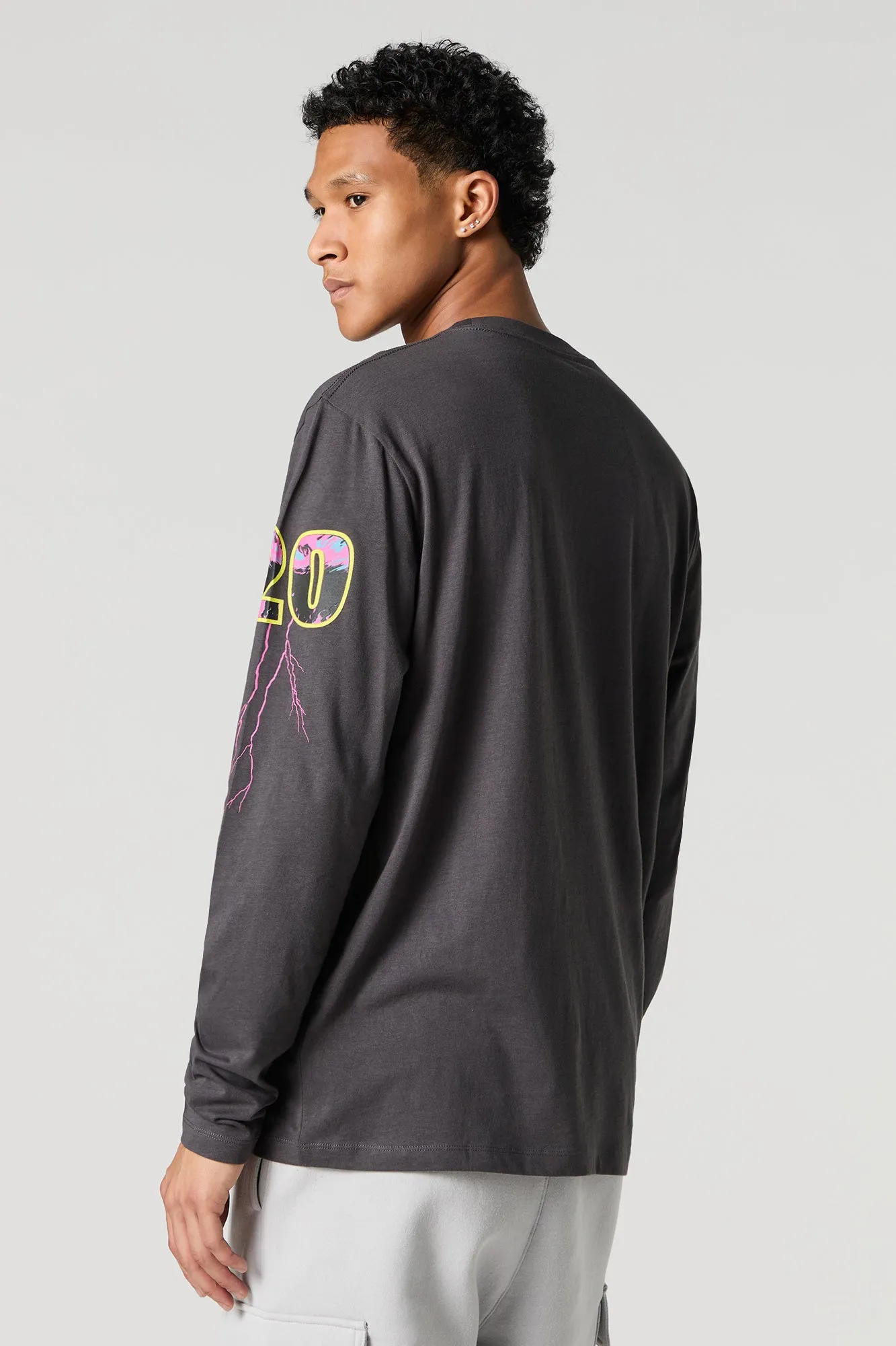 Race Graphic Long Sleeve Top sold by Charlotte Russe product image thumbnail 2