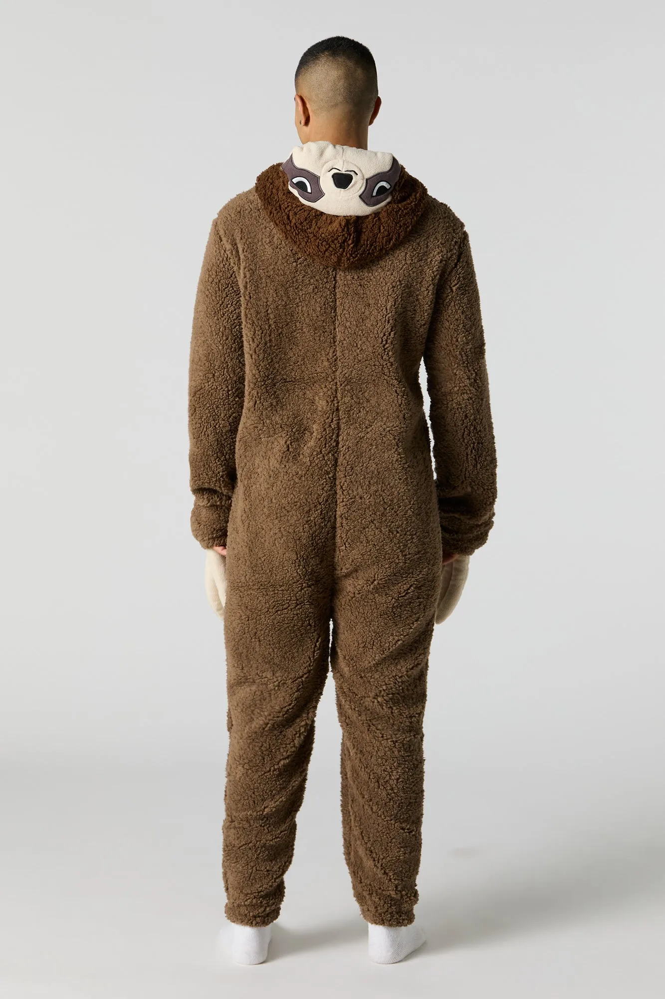 3D Sloth Sherpa Onesie sold by Charlotte Russe product image thumbnail 3