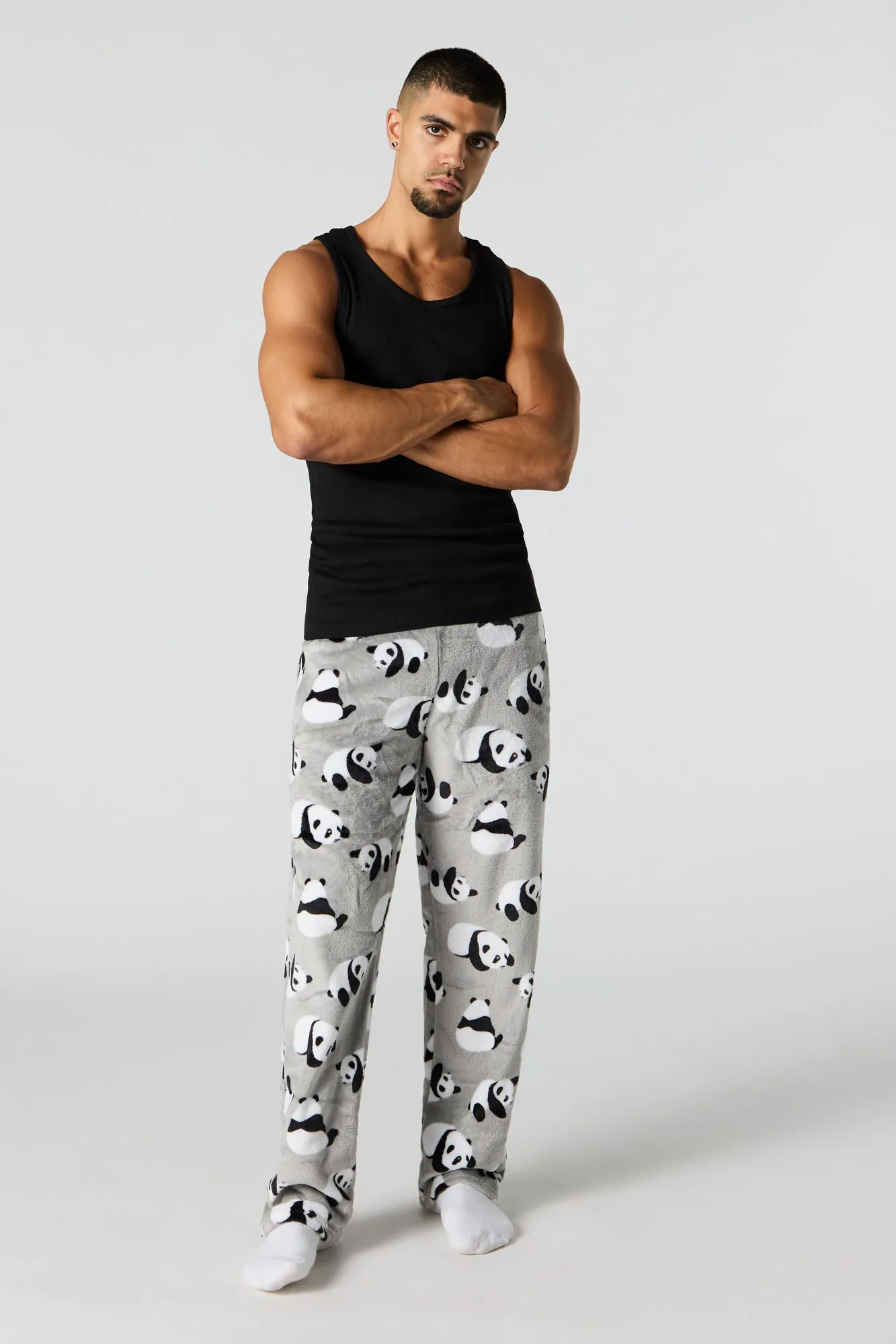 Printed Plush Pajama Pant sold by Charlotte Russe product image thumbnail 2