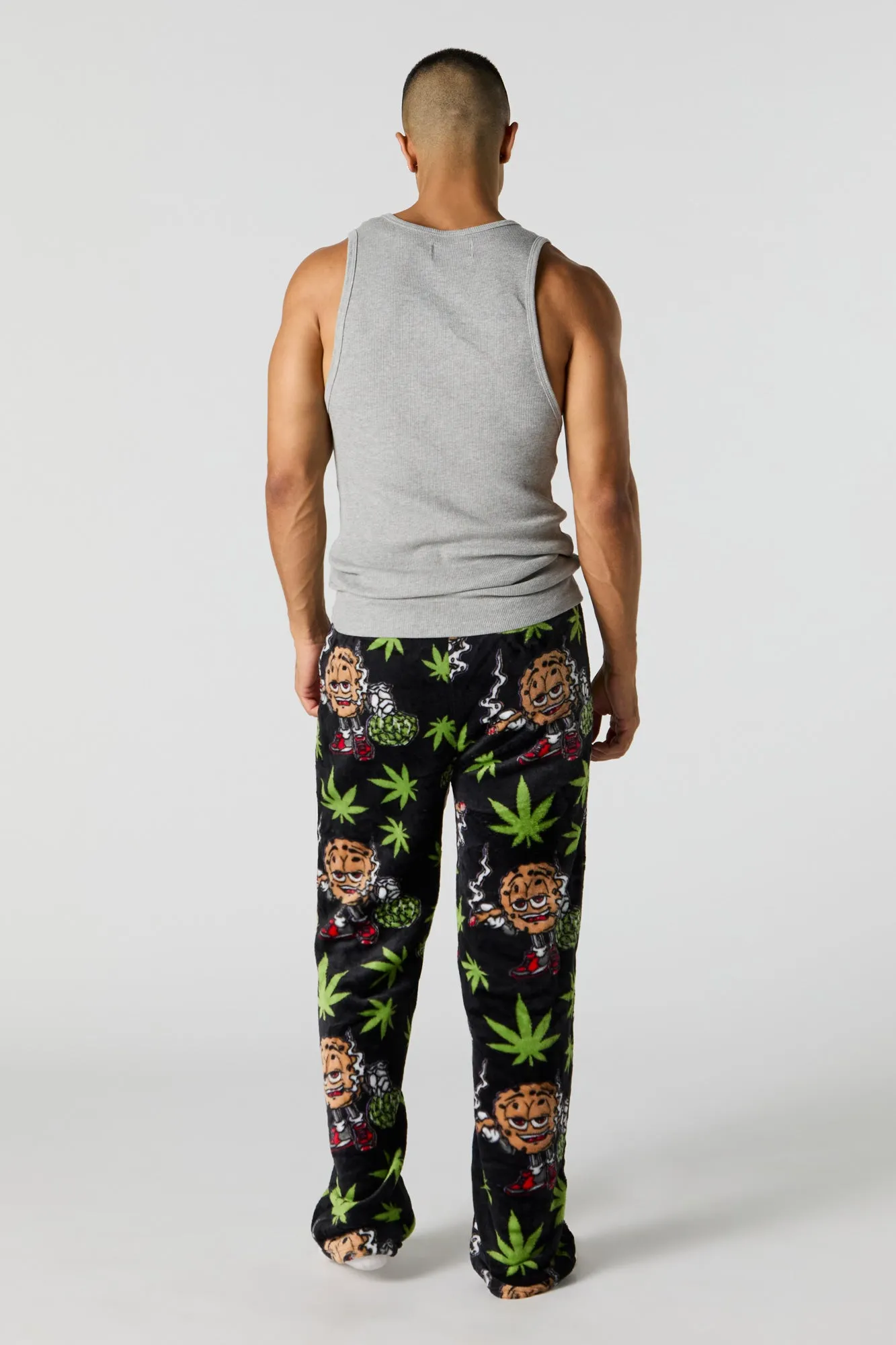Printed Plush Pajama Pant sold by Charlotte Russe product image thumbnail 3