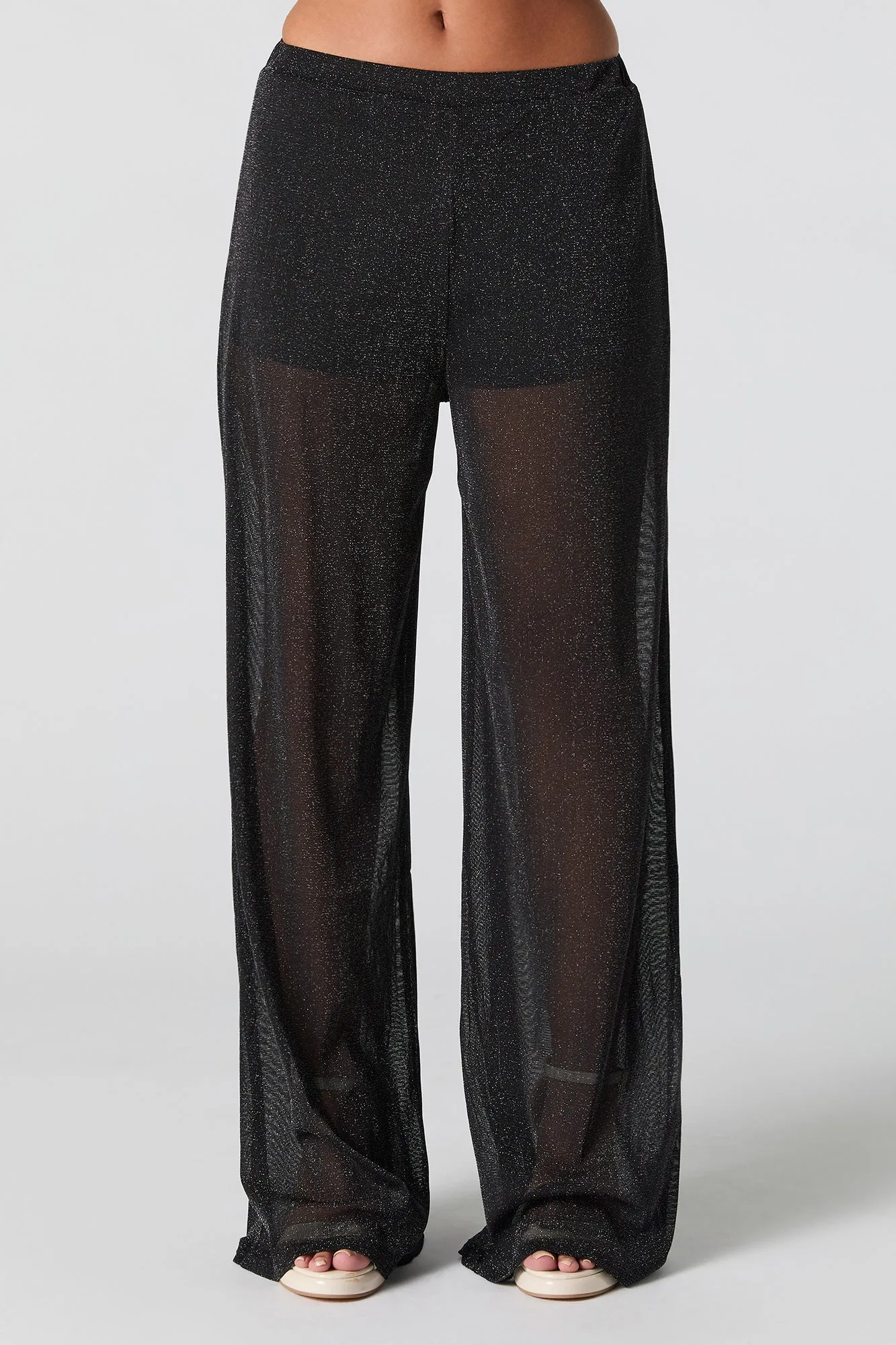 Sparkle Mesh Pant sold by Charlotte Russe product image thumbnail 2