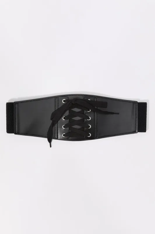 Corset Lace Up Waist Belt sold by Charlotte Russe