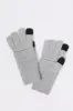 Ribbed Knit Overlay Touch Screen Gloves sold by Charlotte Russe