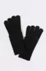 Ribbed Knit Overlay Touch Screen Gloves sold by Charlotte Russe