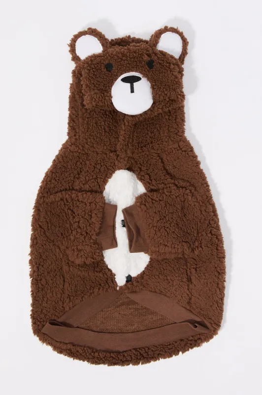 3D Critter Sherpa Pet Onesie sold by Charlotte Russe