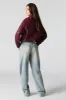 Light Vintage Wash High Rise Wide Leg Jean sold by Charlotte Russe