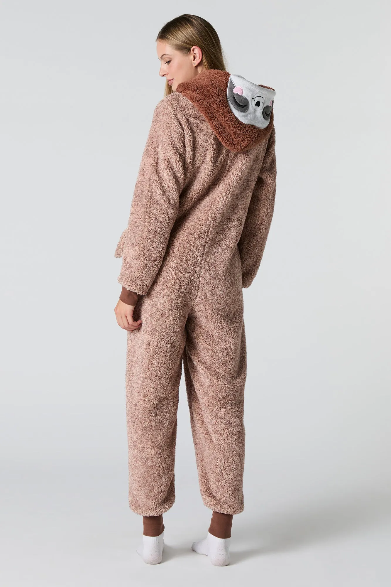 3D Sloth Plush Onesie sold by Charlotte Russe product image thumbnail 3
