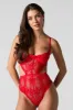 Lace Cut Out Bustier Bodysuit sold by Charlotte Russe
