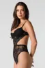 Lace Cut Out Bustier Bodysuit sold by Charlotte Russe