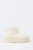Faux Suede Platform Ankle Boot sold by Charlotte Russe