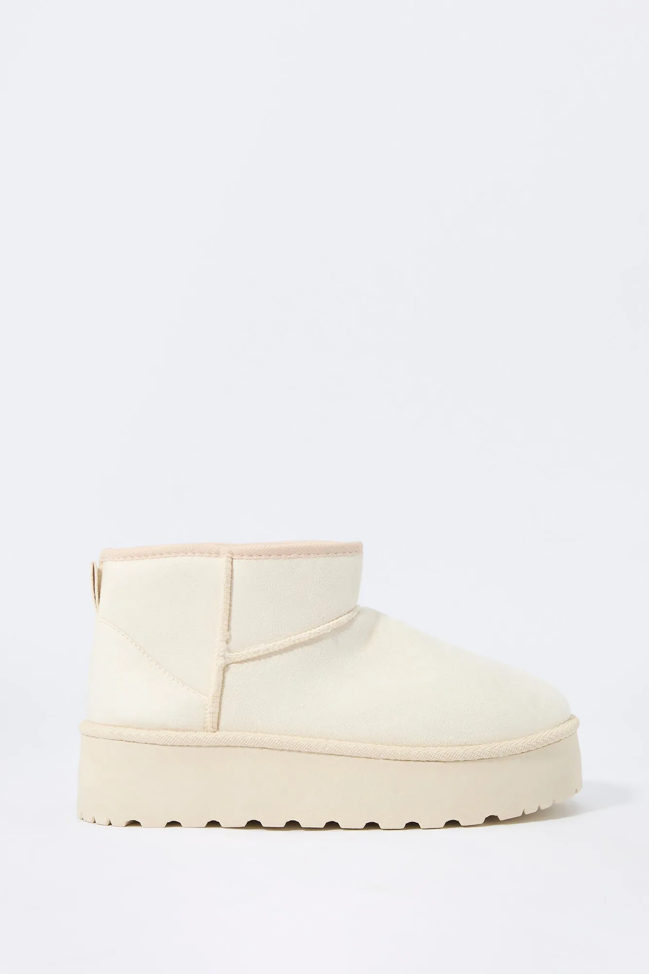 Faux Suede Platform Ankle Boot sold by Charlotte Russe product image thumbnail 2