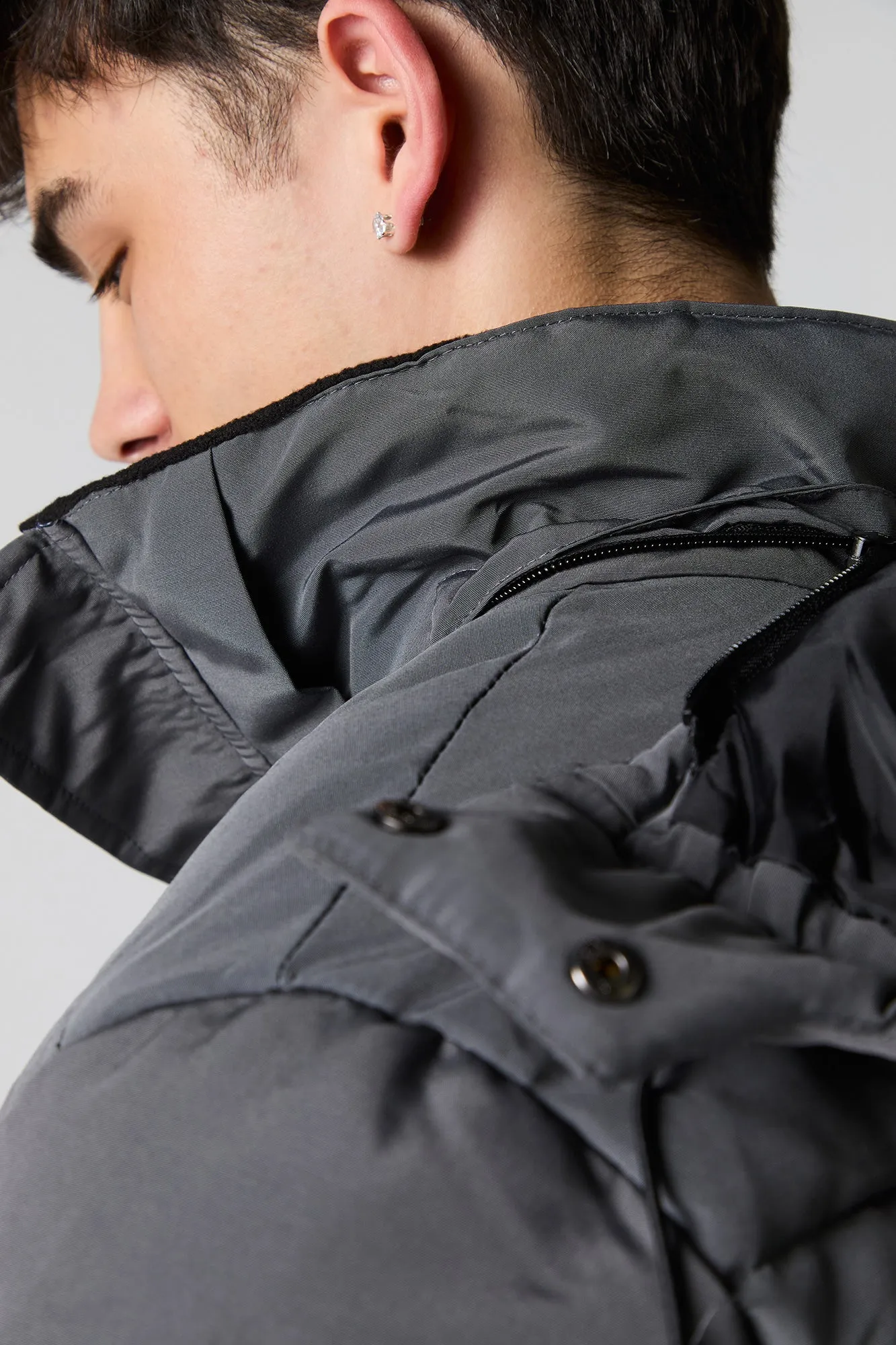 Storm Mountain Puffer Parka sold by Charlotte Russe product image thumbnail 5