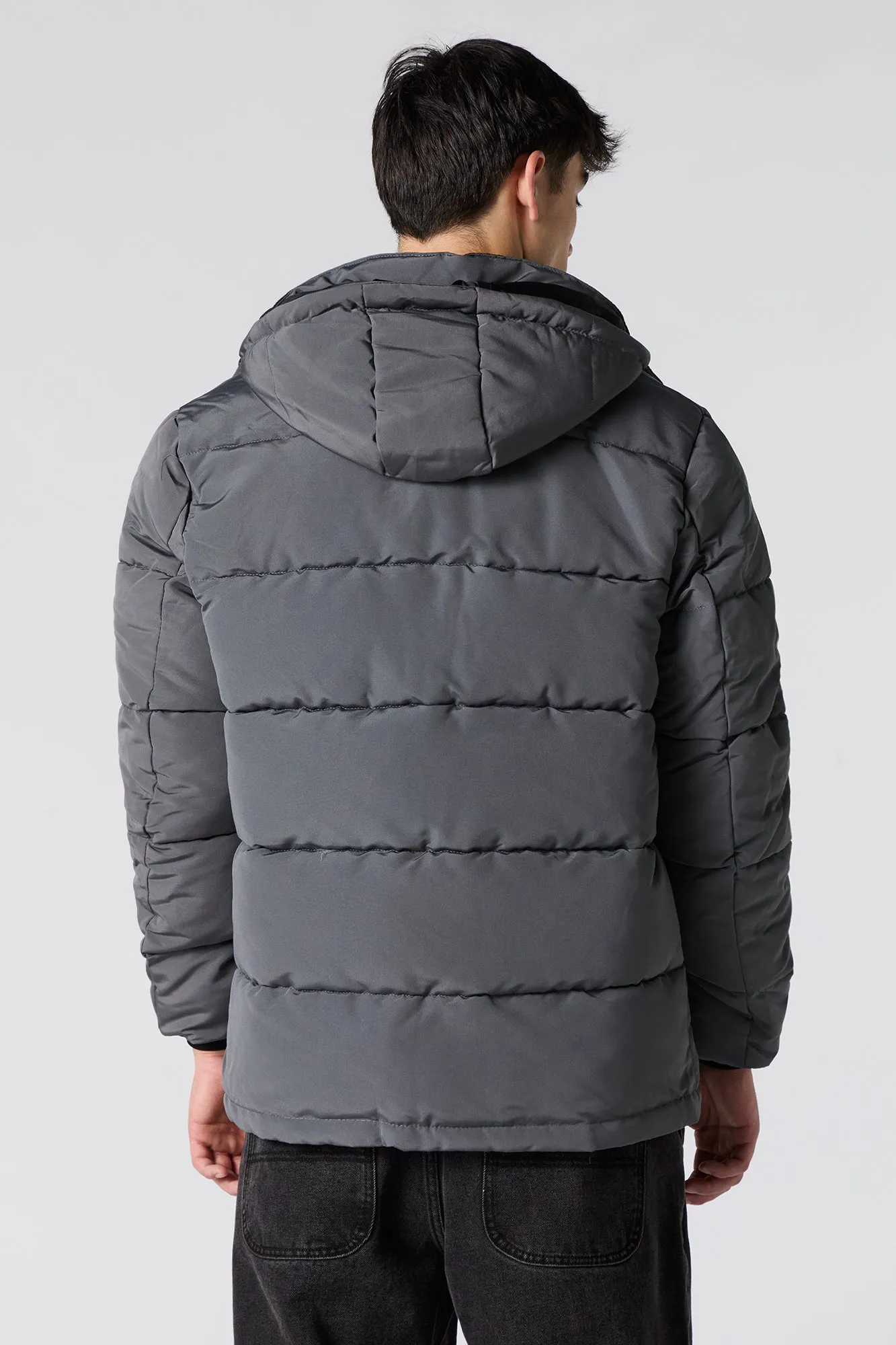 Storm Mountain Puffer Parka sold by Charlotte Russe product image thumbnail 2