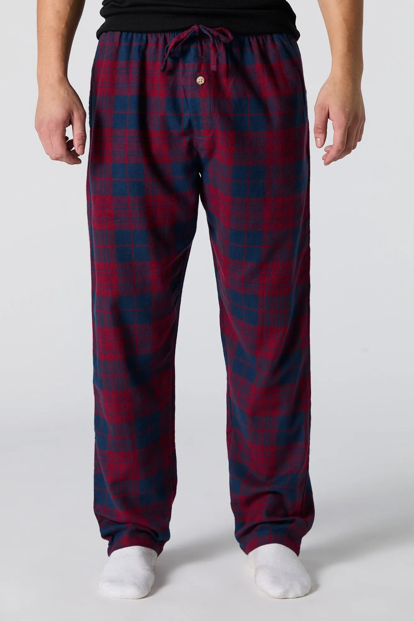Plaid Flannel Pajama Bottom sold by Charlotte Russe