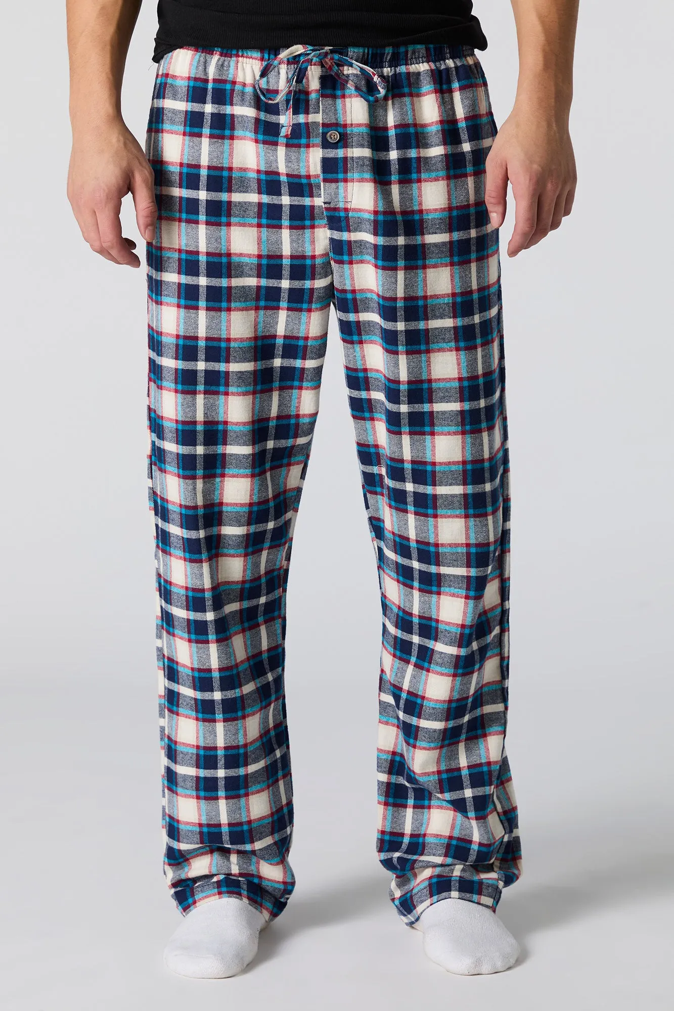 Plaid Flannel Pajama Bottom sold by Charlotte Russe product image thumbnail 4