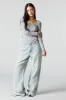 Ribbed Scoop Neck Long Sleeve Top sold by Charlotte Russe