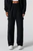 Solid Wide Leg Fleece Cargo Sweatpant sold by Charlotte Russe