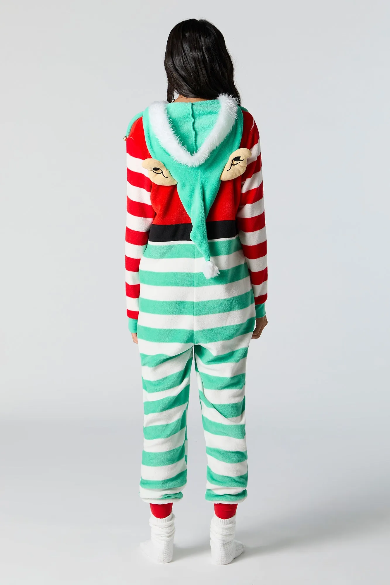 3D Elf Plush Onesie sold by Charlotte Russe product image thumbnail 3