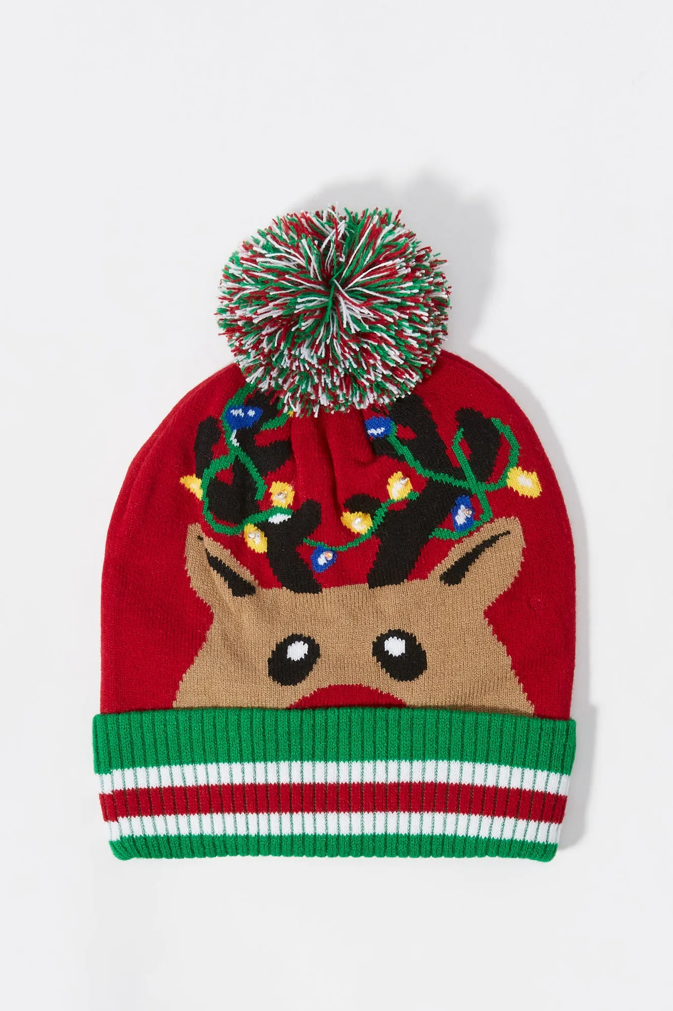 Let it Snow Christmas Light Up Beanie sold by Charlotte Russe product image thumbnail 2