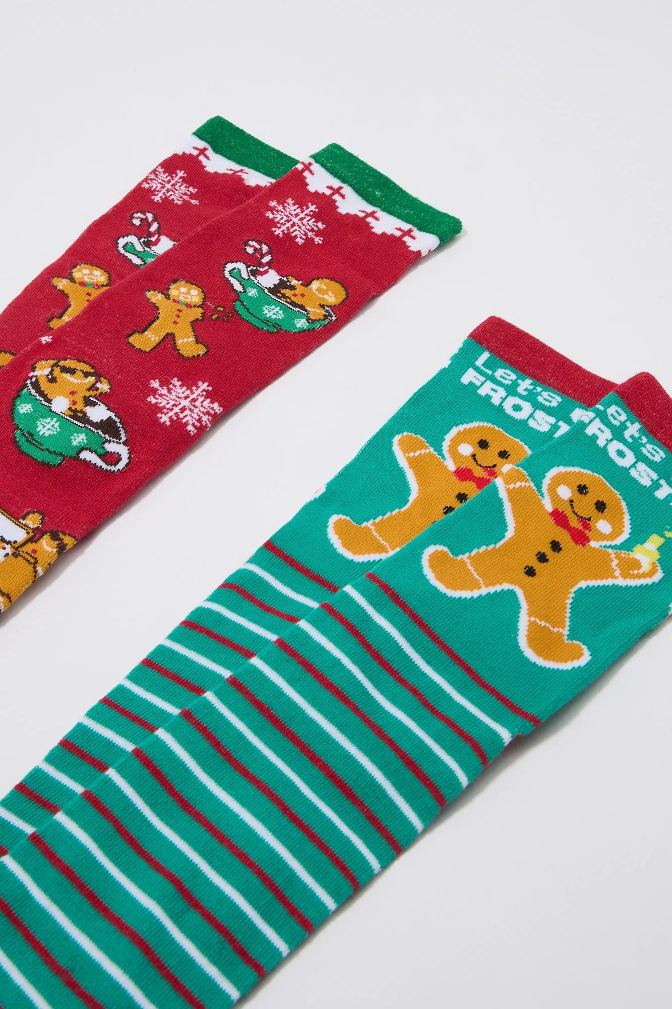 Christmas Crew Socks (2 Pack) sold by Charlotte Russe