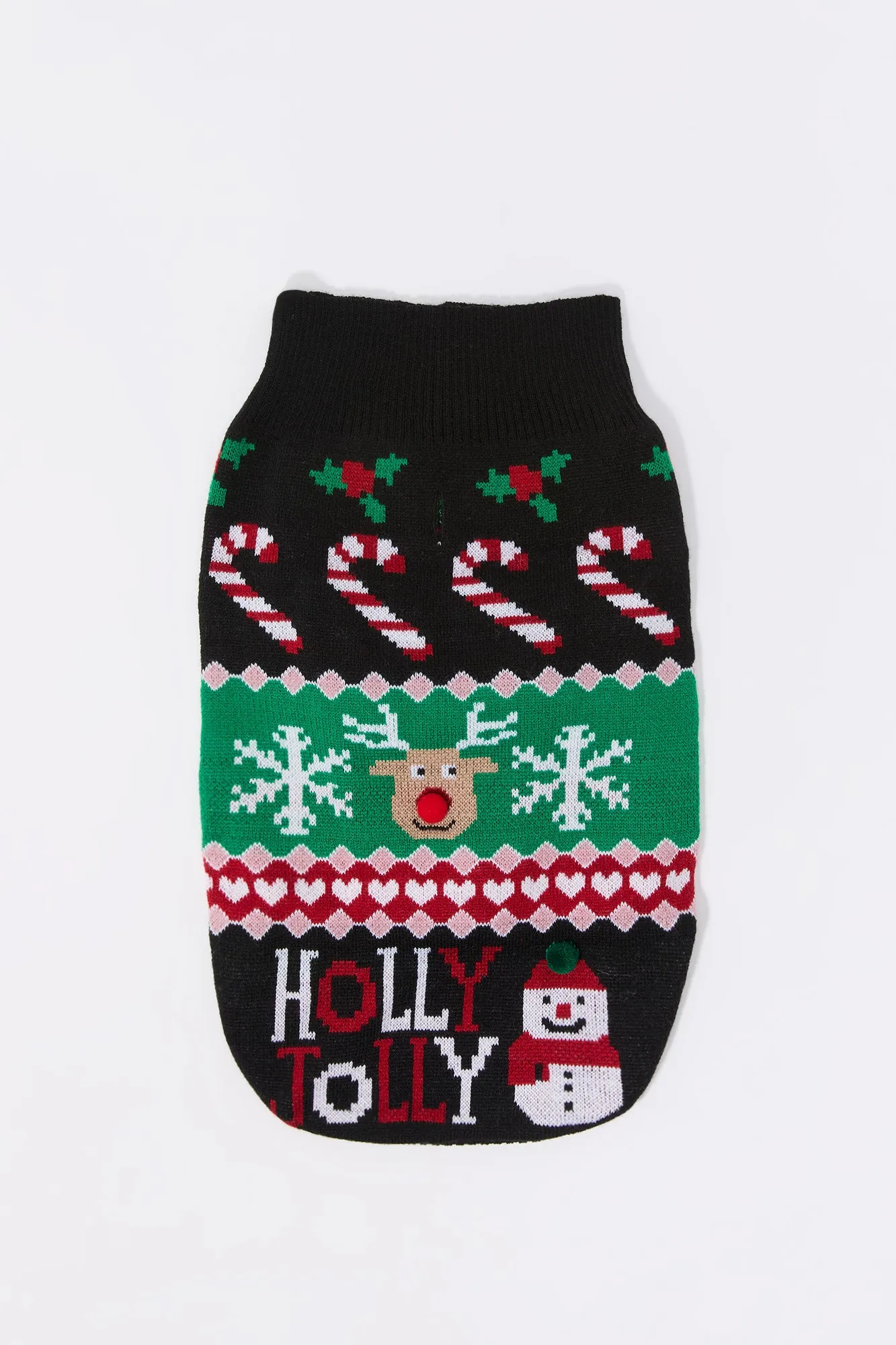 Jacquard Knit Pet Christmas Sweater sold by Charlotte Russe product image thumbnail 3
