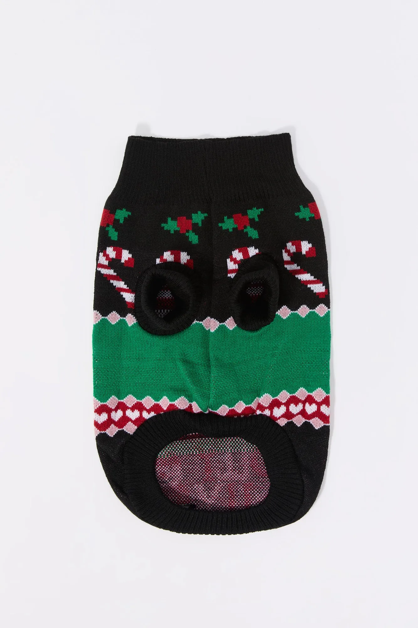 Jacquard Knit Pet Christmas Sweater sold by Charlotte Russe product image thumbnail 4