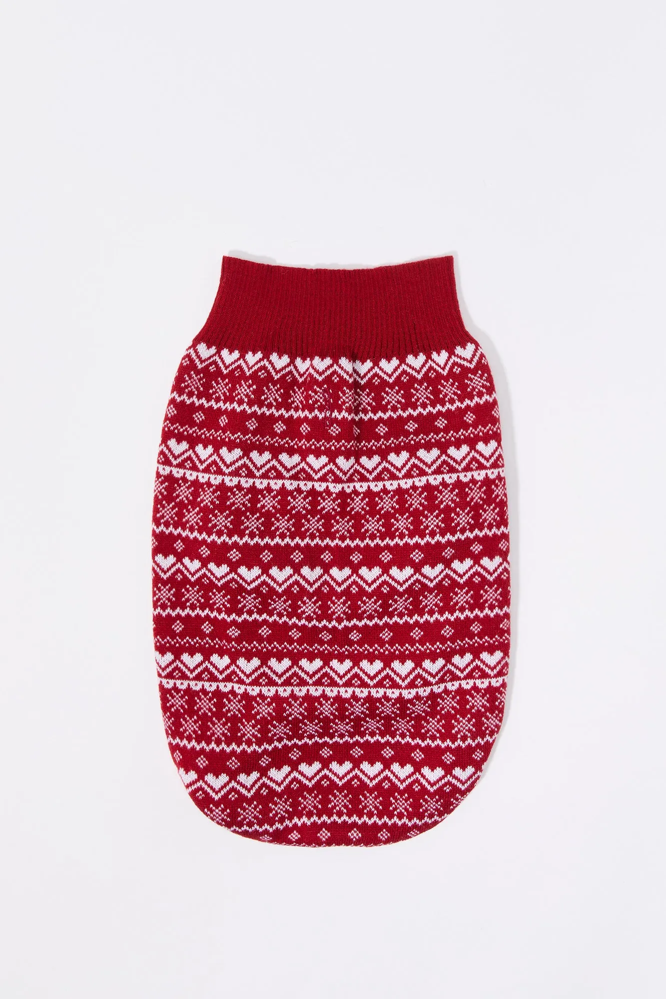 Jacquard Knit Pet Christmas Sweater sold by Charlotte Russe product image thumbnail 5