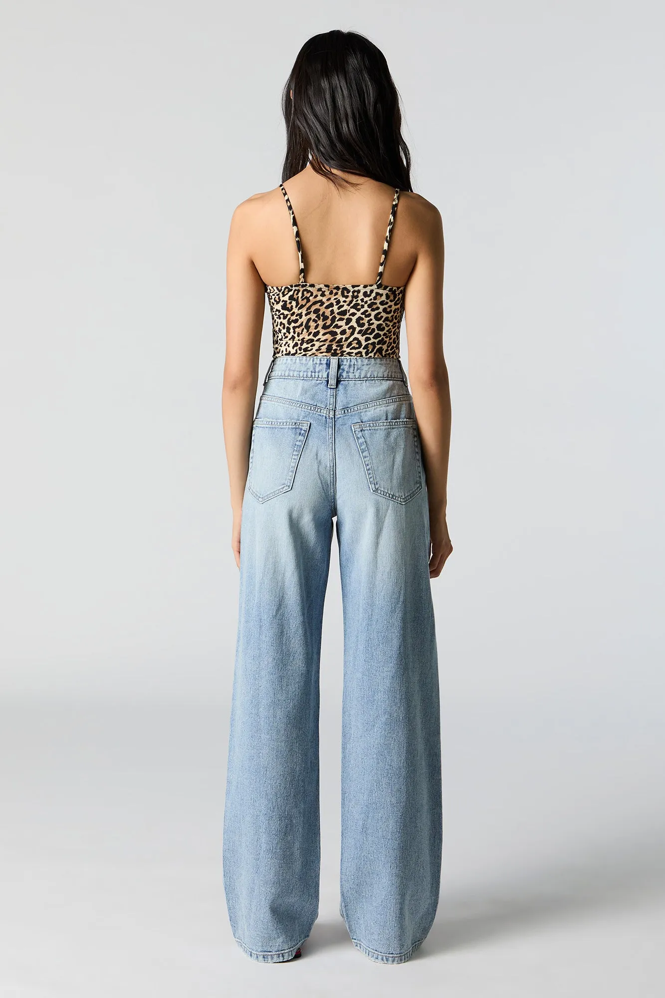 High Rise Wide Leg Jean sold by Charlotte Russe product image thumbnail 3