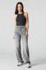 Grey Wash High Rise Wide Leg Jean sold by Charlotte Russe