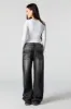 Black Vintage Wash Low Rise Skater Jean sold by Charlotte Russe
