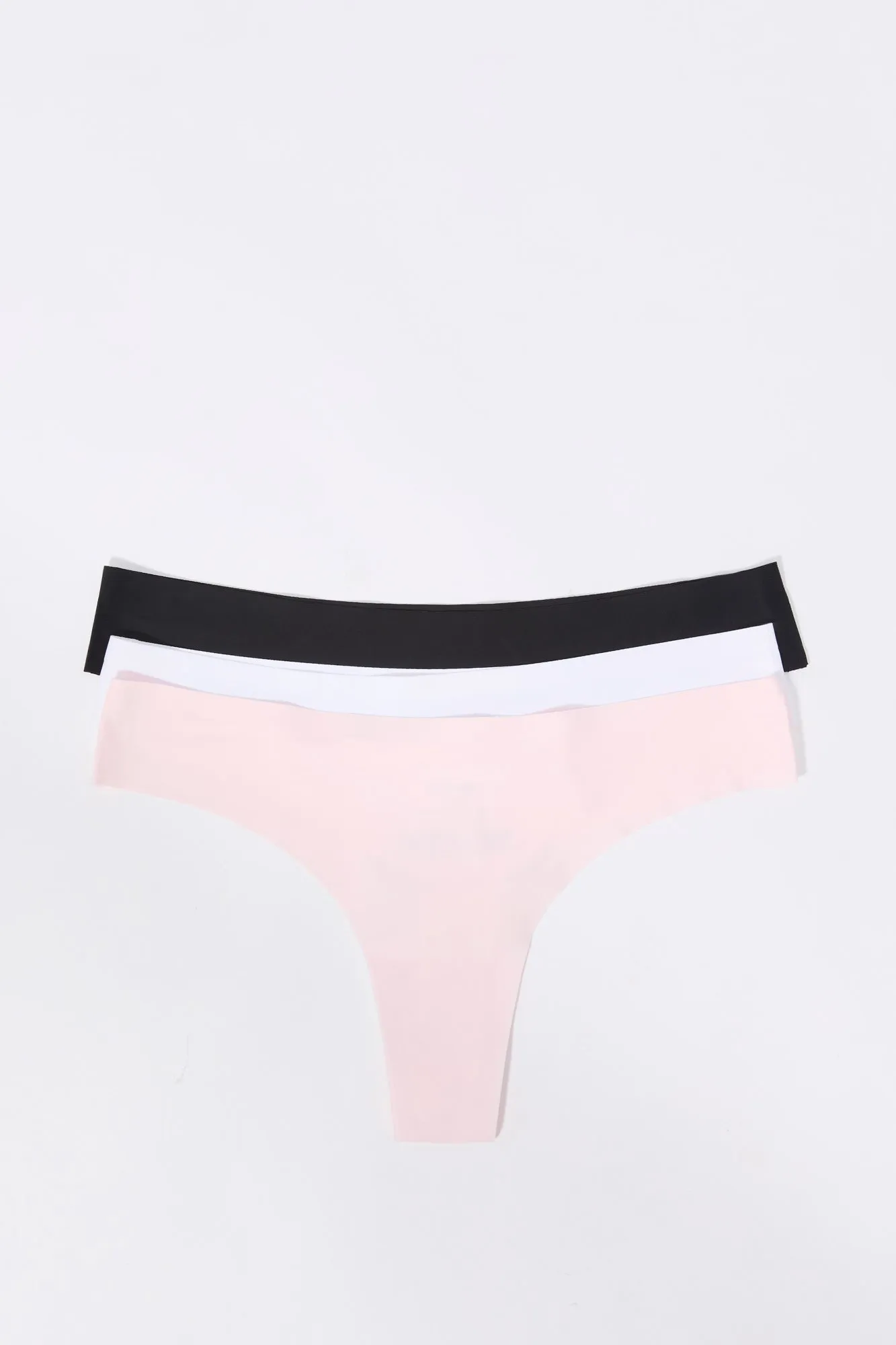 No Show Thong Panty (3 Pack) sold by Charlotte Russe product image thumbnail 5