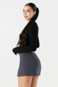 Slit Mini Skort sold by Charlotte Russe