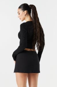 Slit Mini Skort sold by Charlotte Russe