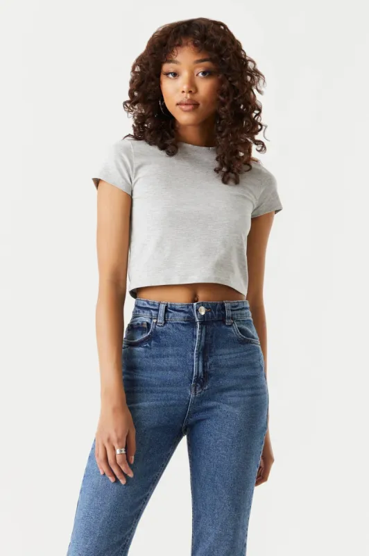Casual Crop T-Shirt sold by Charlotte Russe