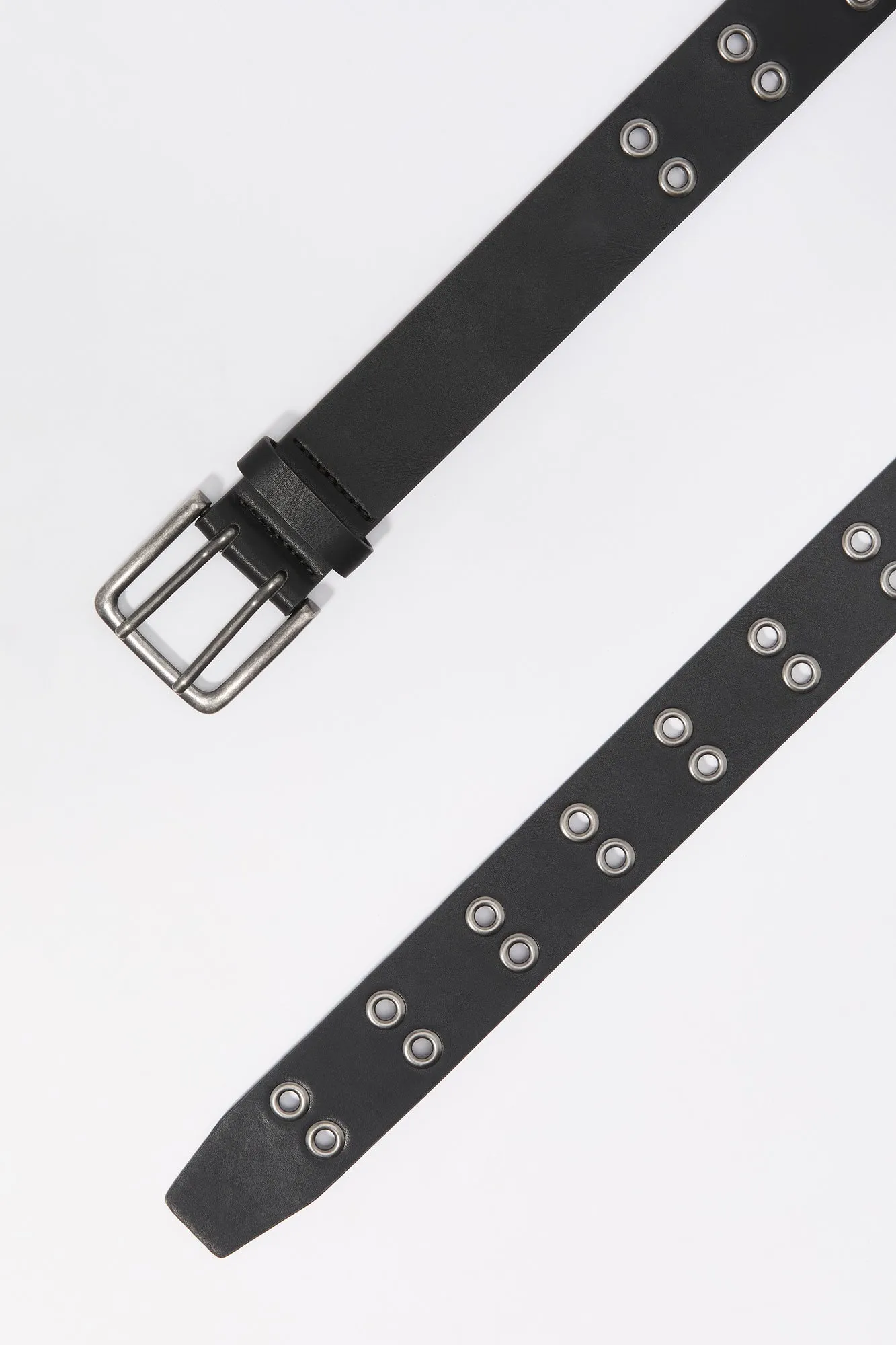 Faux Leather Double Grommet Belt sold by Charlotte Russe product image thumbnail 2