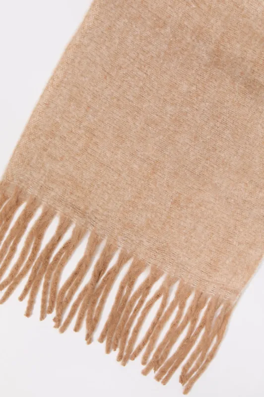 Solid Tassel Scarf sold by Charlotte Russe