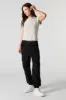 Double Buttoned Cargo Jogger sold by Charlotte Russe