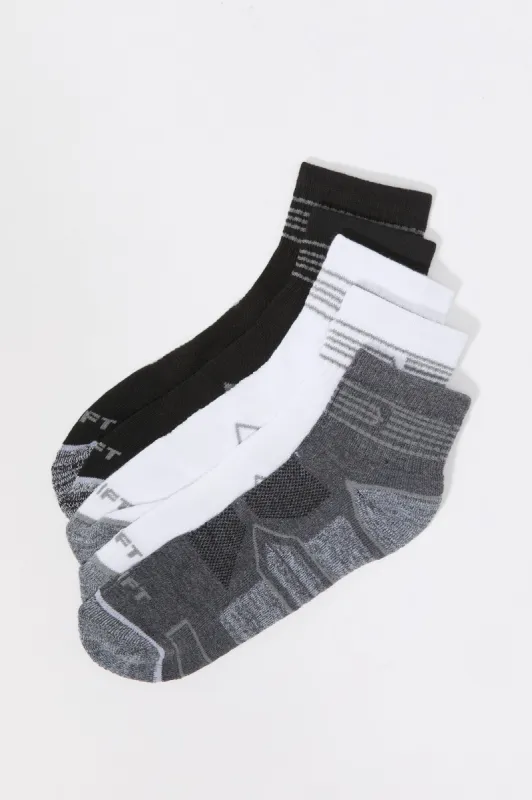 Athletic Marble Bottom Quarter Socks (5 Pack) sold by Charlotte Russe