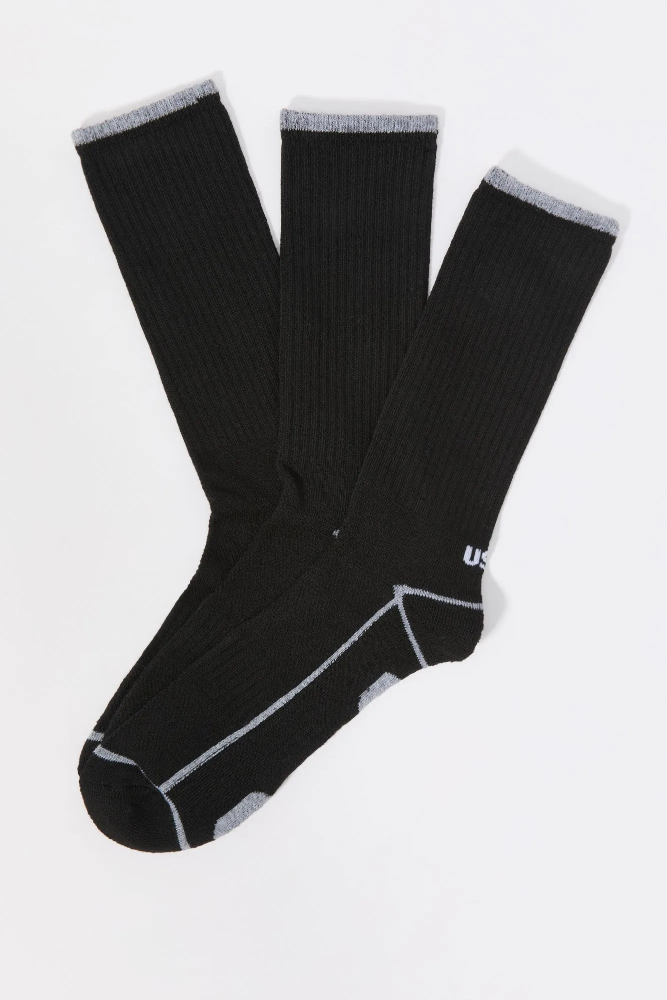 Everyday Athletic Crew Socks (3 Pack) sold by Charlotte Russe product image thumbnail 2
