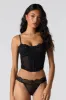 Lace Mesh Corset sold by Charlotte Russe