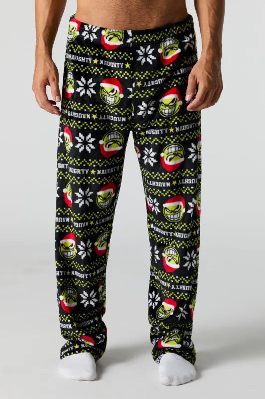 Christmas Print Plush Pajama Pant sold by Charlotte Russe