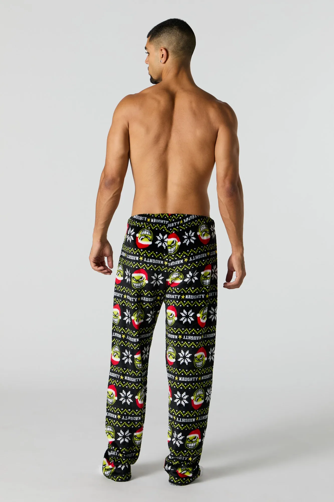 Christmas Print Plush Pajama Pant sold by Charlotte Russe product image thumbnail 2