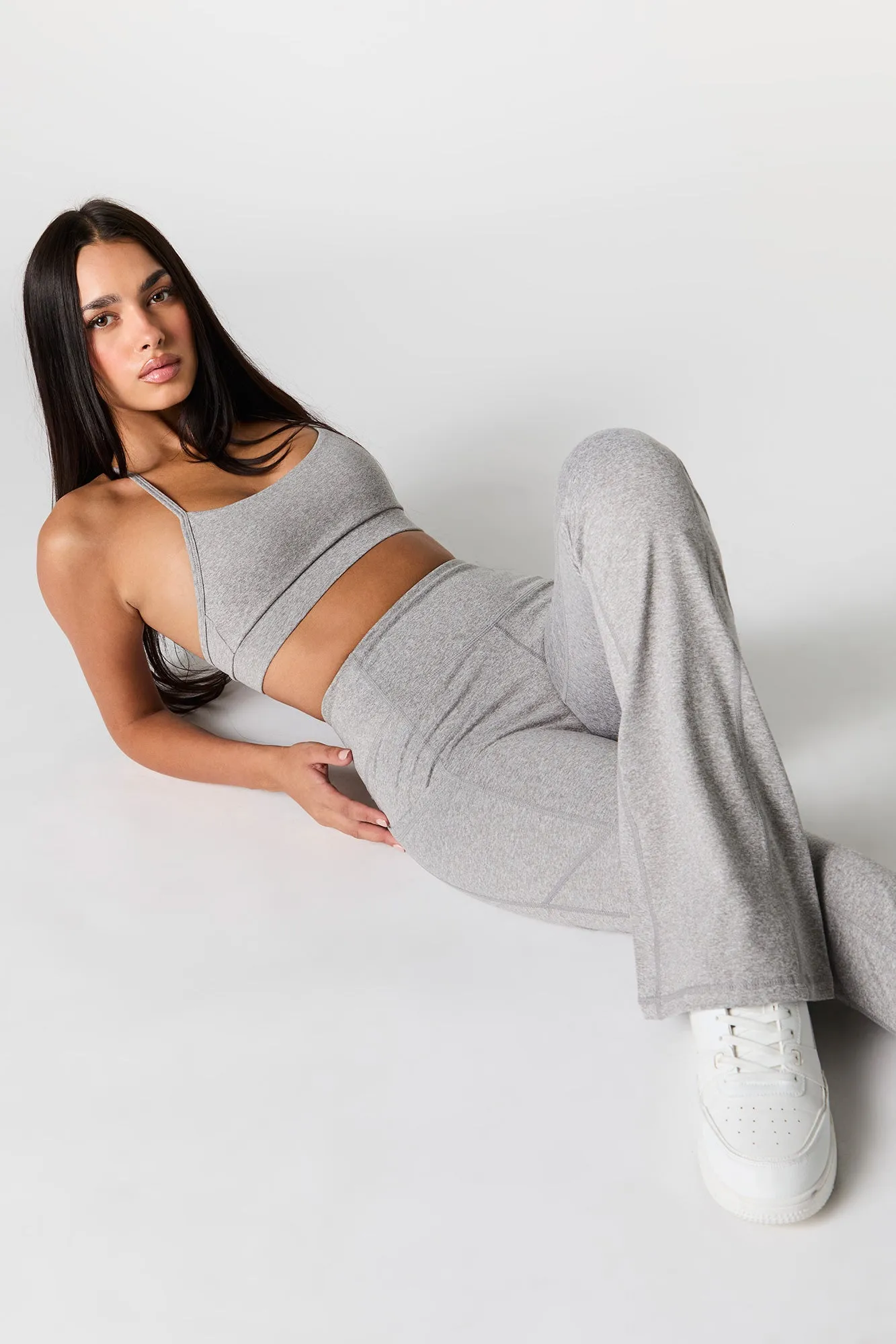 Active Side Pocket Flare Legging sold by Charlotte Russe