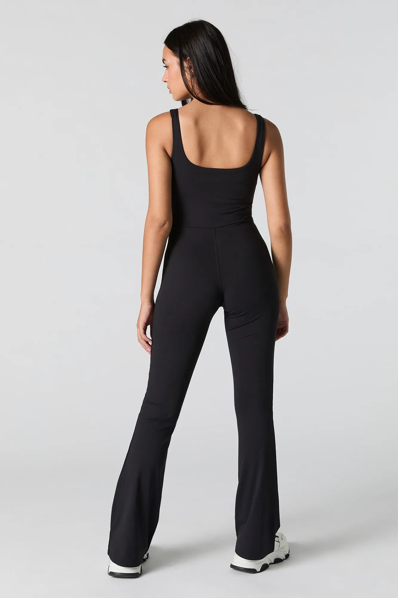 Active Flare Jumpsuit sold by Charlotte Russe product image thumbnail 3
