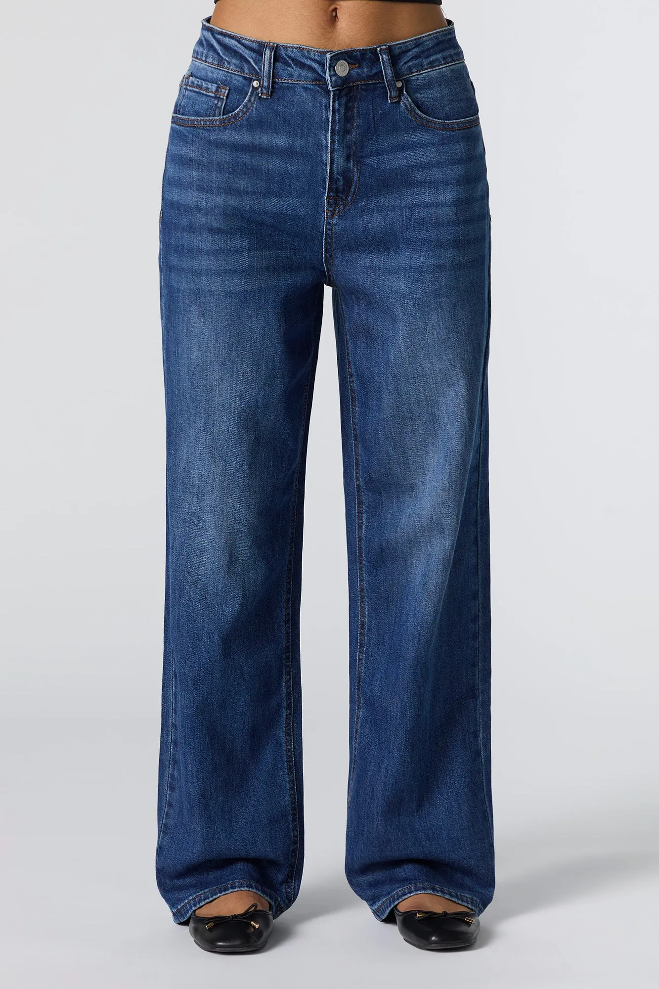 Everyday Wide Leg Jean sold by Charlotte Russe product image thumbnail 2