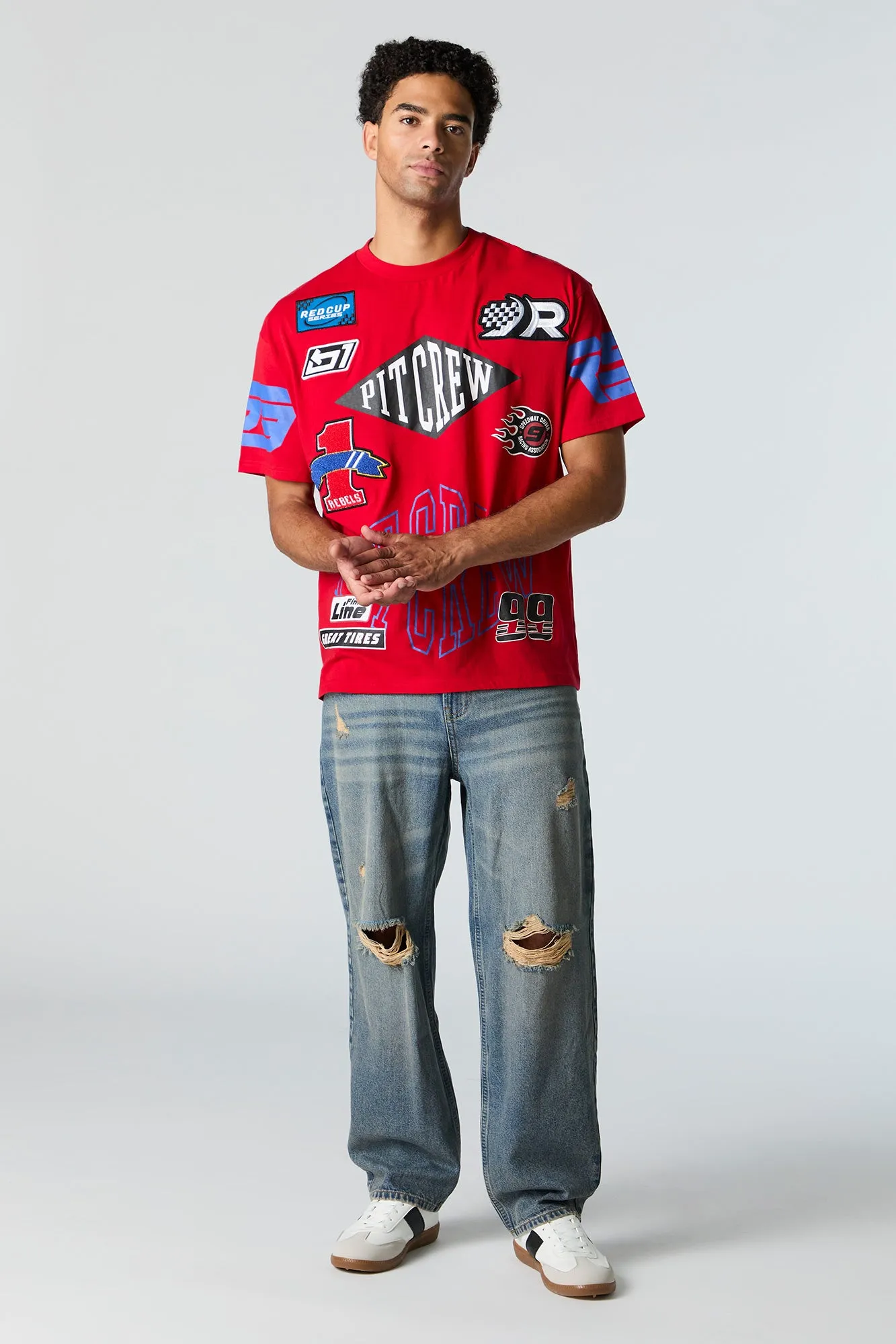 Rigid Baggy Jean sold by Charlotte Russe product image thumbnail 2