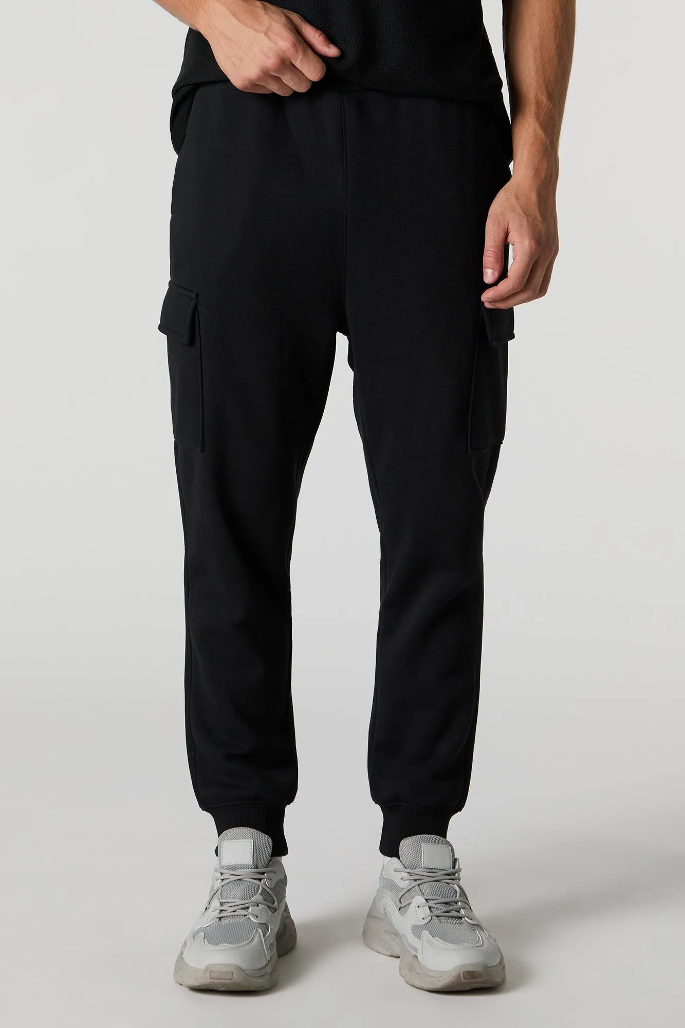 Everyday Fleece Cargo Jogger sold by Charlotte Russe product image thumbnail 5