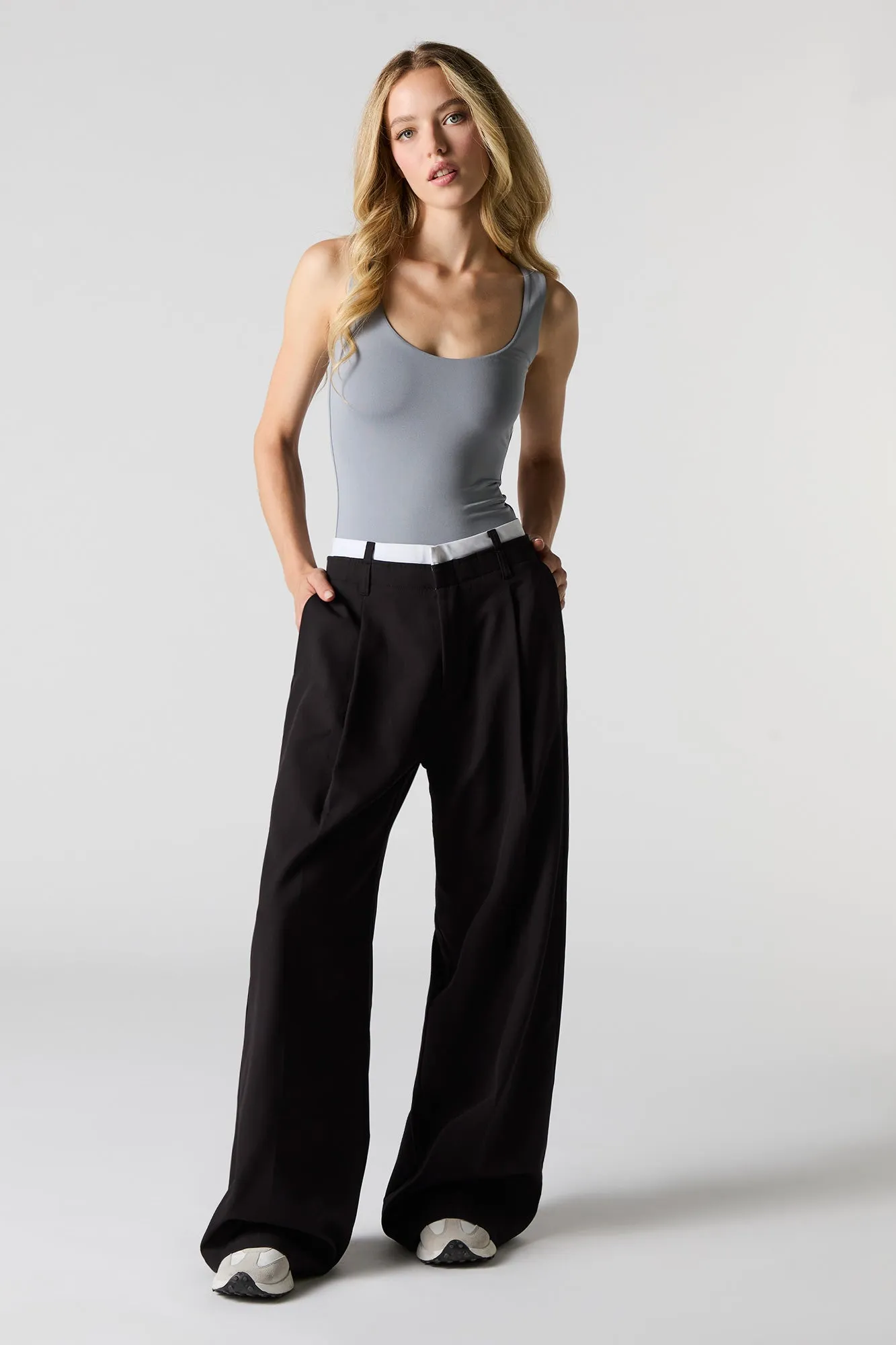 Contour Scoop Neck Sleeveless Bodysuit sold by Charlotte Russe product image thumbnail 3