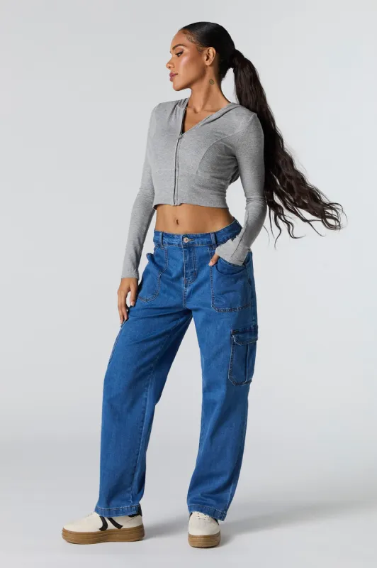 Straight Leg Carpenter Cargo Jean sold by Charlotte Russe